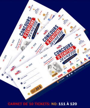 Carnet de 10 tickets VIP - 111 à 120